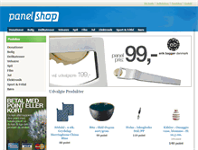 Tablet Screenshot of panelshop.dk